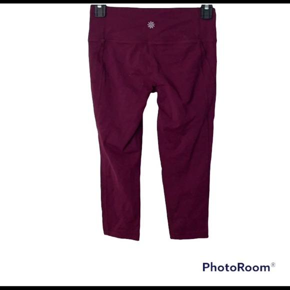 ATHLETA PLUM PURPLE LEGGINGS ATHLETIC PANTS SIZE XS - Picture 1 of 5